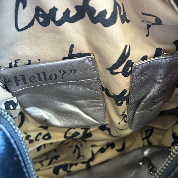 Juicy Couture Y2K “Live for Juicy” black velour bag 🖤🩷🩶 - Picture 9 of 12